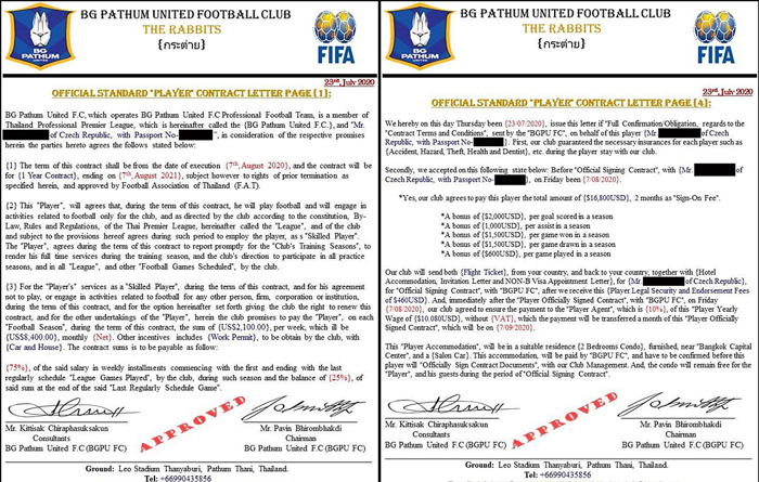 Fake Thai Contract 1100S