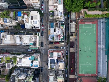 Football Pitch Drone